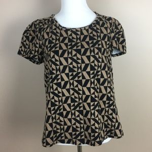 Postage Stamp Anthropologie Geometric Quilted Top